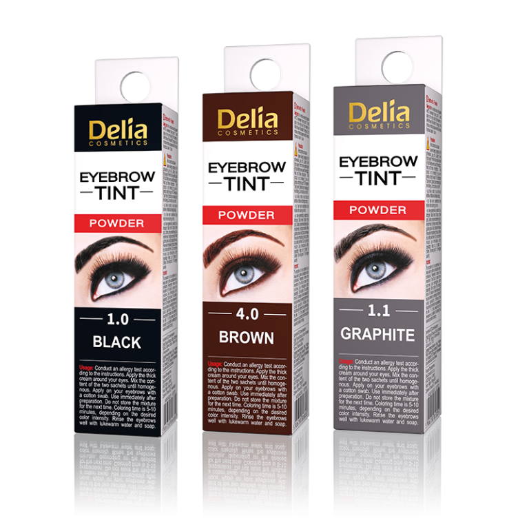 Delia Cosmetics Eyebrow Ekspert Eyebrow Kit med brun pomade Lash Care