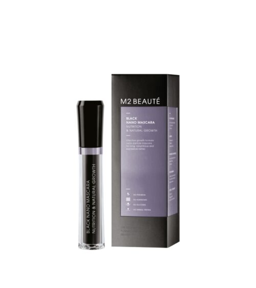 M2 BEAUTÉ Black Nano Mascara Nutrition & Natural Growth