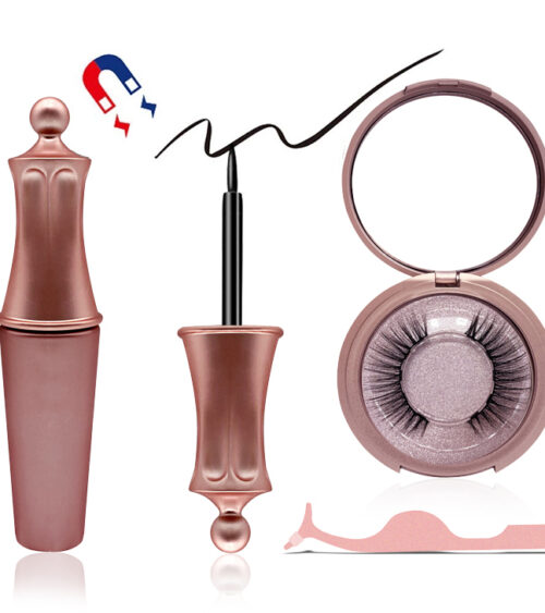 Alternative view of 3 in 1 Magnetic Eyelashes With 5 Magnets And With Magnetic Liquid Liner + Applicator