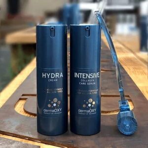 DermaOXY Set: dermalRollings & INTENSIVE Serum + Hydra Creme