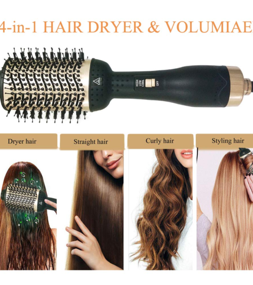 Alternative view of 4 i 1 multifunktionel børste hårtørrer