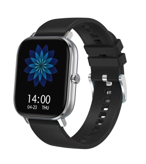 Aktivitetsur med PPG+EKG- Sort