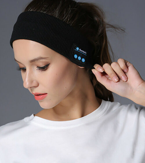 Hovedtelefoner- Bluetooth pandebånd med mikrofon