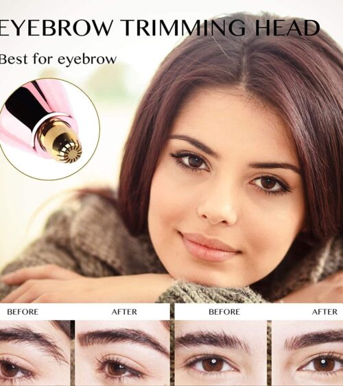 Alternative view of Genopladelig øjenbrynstrimmer og ansigts hårfjerner til kvinder