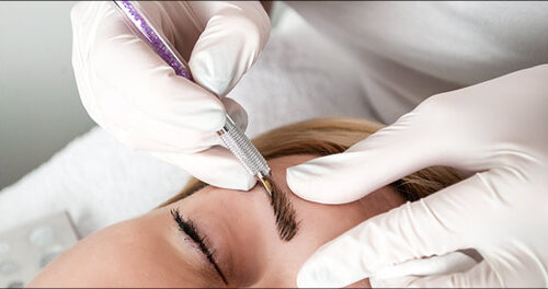 Permanent makeup af øjenbryn