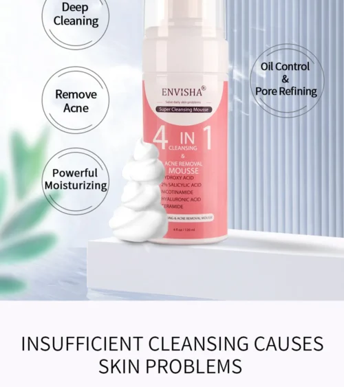 Ansigtsrensningsskum Mod Akne