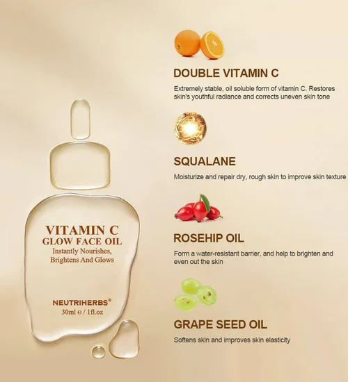 Neutriherbs C-vitamin Ansigtsolie 30ml - Billede 6