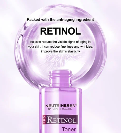 Alternative view of Neutriherbs Anti-aging ansigtsretinol toner til at reducere fine linjer og rynker 100ml