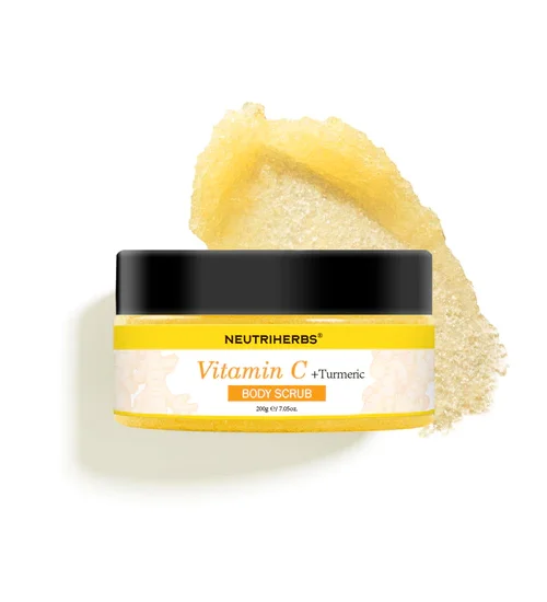 Neutriherbs C-vitamin ¨g Gurkemeje Eksfolierende Body Scrub 200gr