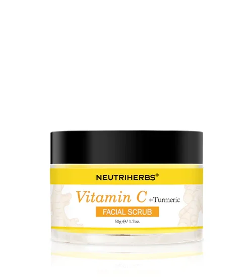 Neutriherbs C-vitamin og Gurkemeje Exfoliating  Ansigtsscrub 50gm
