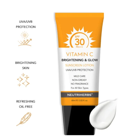 Neutriherbs Vitamin C Sunscreen Lotion SPF30 60gm - Billede 3