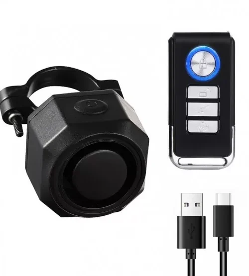 Cykelalarm med fjernbetjening