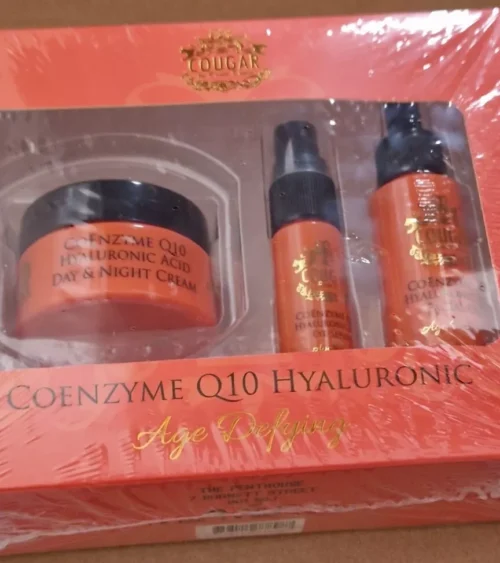 Cougar Coenzyme Q10 Hyaluronic Day And Nigh Cream Serum Facial Oil
