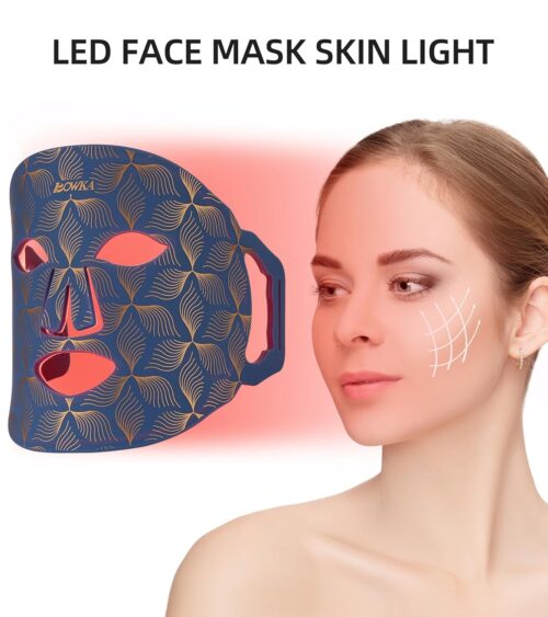 Alternative view of Foldbar Silikone LED Ansigtsmaske, Lysterapi maske -Led Lysmaske
