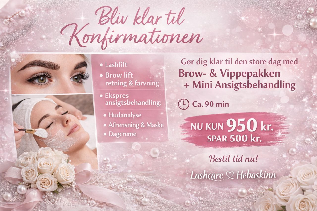 Bryn-& Vippepakke + Mini Ansigtsbehandling