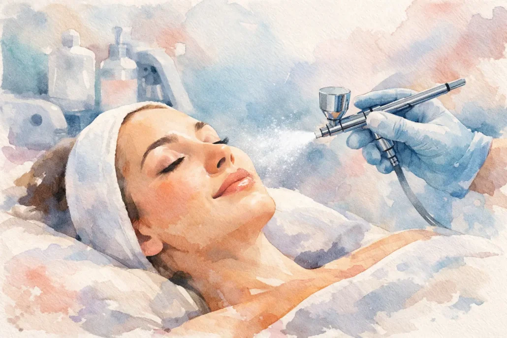 DermaOXY ansigtsbehandling og dens effekt