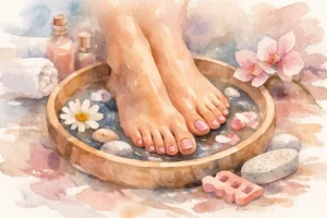 Pedicure med gellak i København med holdbart resultat
