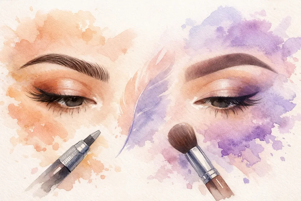 Microblading eller powder brows - hvad passer dig?