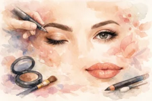 Permanent makeup korrektion med naturligt resultat