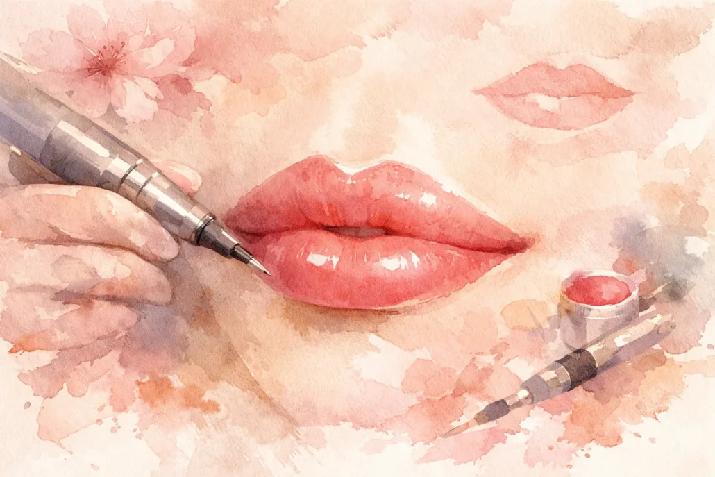 Permanent makeup læber behandling forklaret