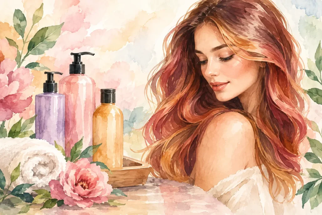 Vælg shampoo til farvet hår med omtanke